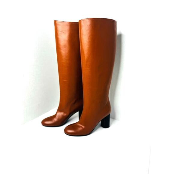Co. Brown Leather Riding Boots Women’s Tall Equestrian Designer Luxury EU 36 - Picture 6 of 10